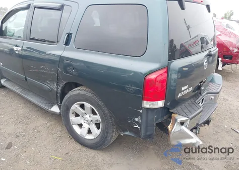 2005 Nissan Armada Se/Le из США, поврежденный, VIN 5N1AA08B25N709056
